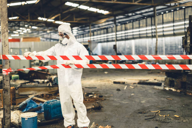 Professional Hoarding Cleanup technician working in Bunnell, FL